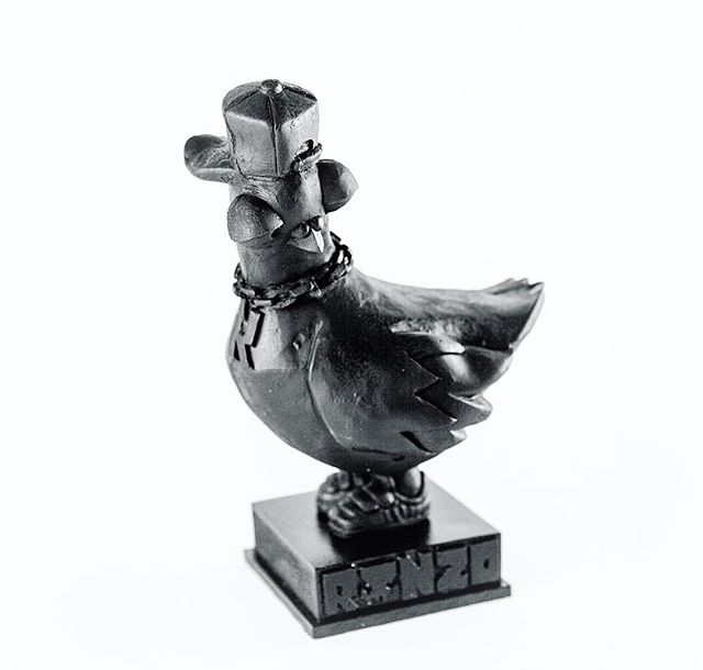 Ronzo #pigeons #matt #black 💥 @thinkspace_art @moahlancaster Open now!!!!,Lancaster, California